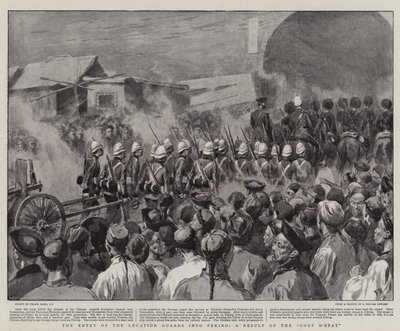 クーデターの結果である、公務員の北京への進出 作： Frank Dadd